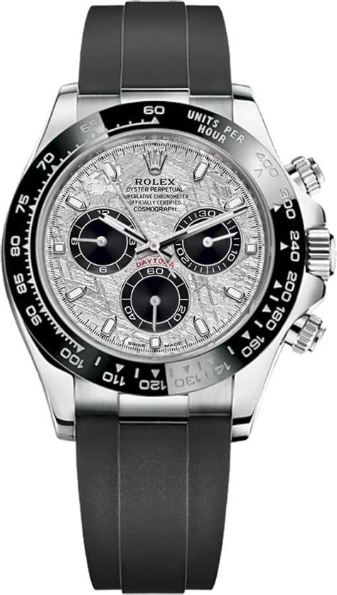 rolex daytona rubber bracelet|rolex daytona 18k white gold.